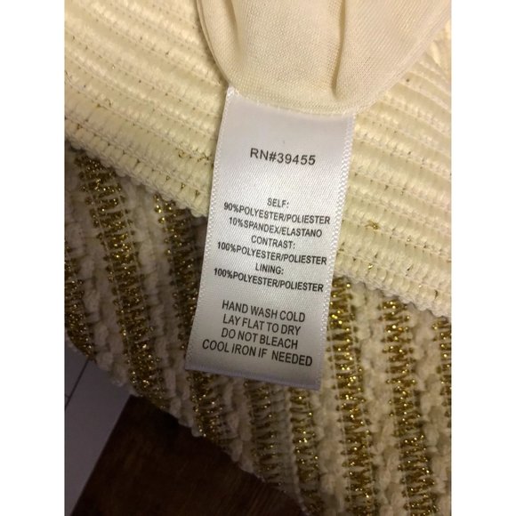 Strapless Gold Shimmer Mini Dress Size 2 Small - Picture 8 of 9